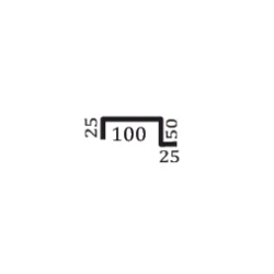Каркасный профиль 100мм оцинкованный